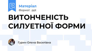ВИТОНЧЕНІСТЬ СИЛУЕТНОЇ ФОРМИ