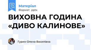 ВИХОВНА ГОДИНА «ДИВО КАЛИНОВЕ»