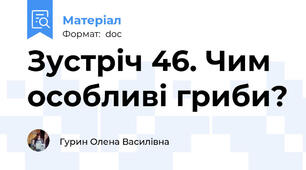 Зустріч 46. Чим особливі гриби?