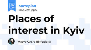 Places of interest in Kyiv