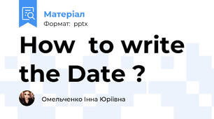 How  to write the Date ?