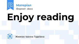 Enjoy reading