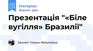 Презентація "«Біле вугілля» Бразилії"
