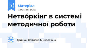 Нетво́ркінг в системі методичної роботи
