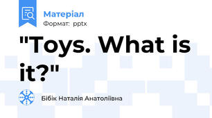 "Toys. What is it?"
