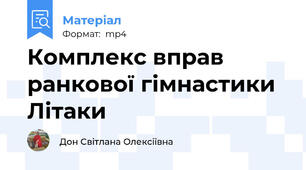 Комплекс вправ ранкової гімнастики Літаки