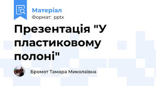 Презентація "У пластиковому полоні"