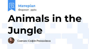 Animals in the Jungle