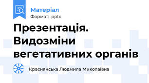 Презентація. Видозміни вегетативних органів