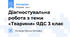Діагностувальна робота з теми «Тварини» ЯДС 3 клас