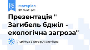 Презентація " Загибель бджіл - екологічна загроза"