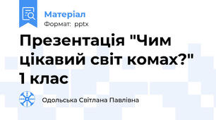 Презентація "Чим цікавий світ комах?" 1 клас