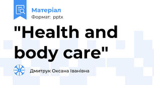 "Health and body care"
