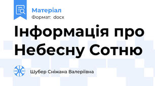 Інформація про Небесну Сотню