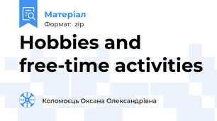 Hobbies and free-time activities