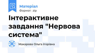 Інтерактивне завдання "Нервова система"