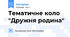 Тематичне коло "Дружня родина"