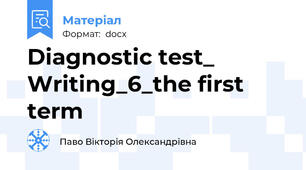 Diagnostic test_ Writing_6_the first term