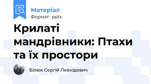 Крилаті мандрівники: Птахи та їх простори