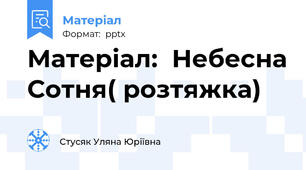 Матеріал:  Небесна Сотня( розтяжка)
