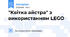 "Квітка айстра" з використанням LEGO