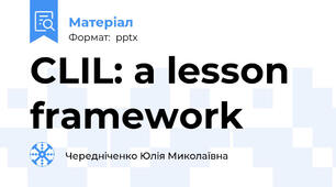 CLIL: a lesson framework