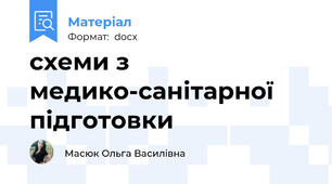 схеми з медико-санітарної підготовки