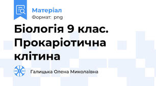 Біологія 9 клас. Прокаріотична клітина