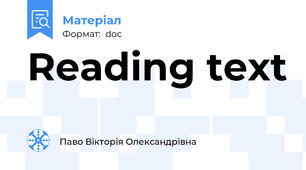 Reading text