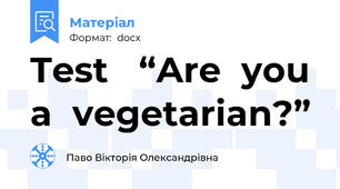 Test   “Are  you  a  vegetarian?”
