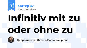 Infinitiv mit zu oder ohne zu