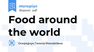 Food around the world