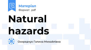 Natural hazards