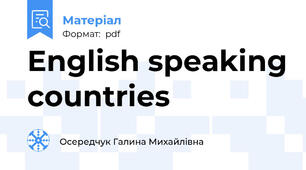 English speaking countries