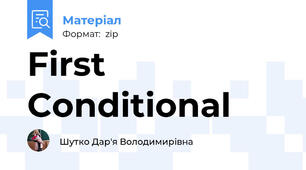 First Conditional