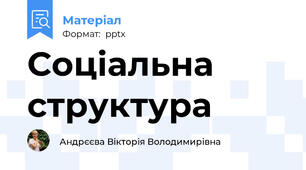 Соціальна структура