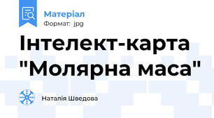 Інтелект-карта "Молярна маса"