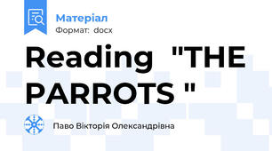 Reading  "THE PARROTS "