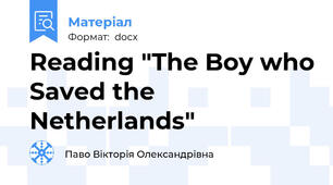 Reading "The Boy who Saved the Netherlands"