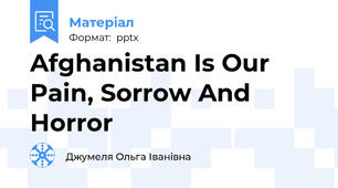 Afghanistan Is Our Pain, Sorrow And Horror
