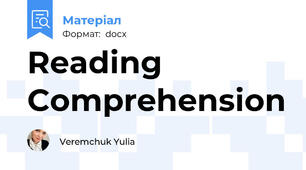 Reading Comprehension