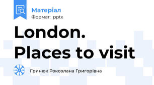 London. Places to visit