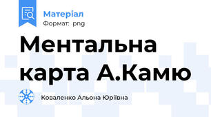 Ментальна карта А.Камю