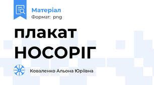 плакат НОСОРІГ