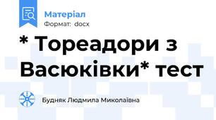 * Тореадори з Васюківки* тест