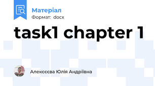 task1 chapter 1