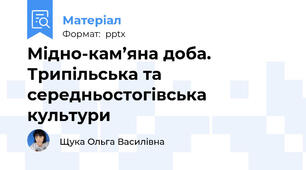 Мідно-кам’яна доба. Трипільська та середньостогівська культури