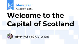 Welcome to the Capital of Scotland