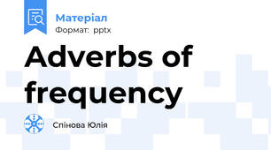 Adverbs of frequency