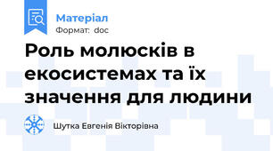 Роль молюсків в екосистемах та їх значення для людини